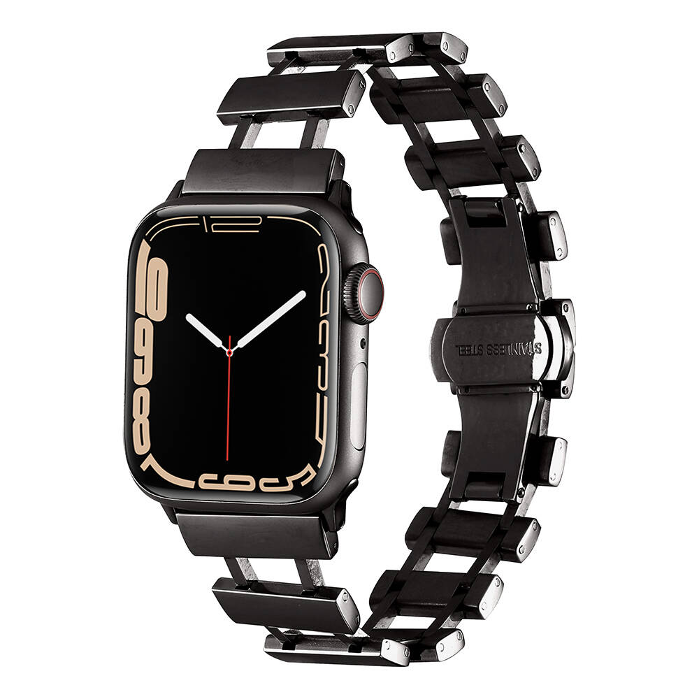 Apple Watch 7 45mm Uyumlu Zore KRD-96 Metal Kordon - 3