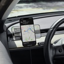 Pitaka MagEZ Pro 2 Magsafe Şarj Özellikli Qi2 Tesla Model Y ve Model 3 Uyumlu Aramid Fiber Araç Telefon Tutucu - 21