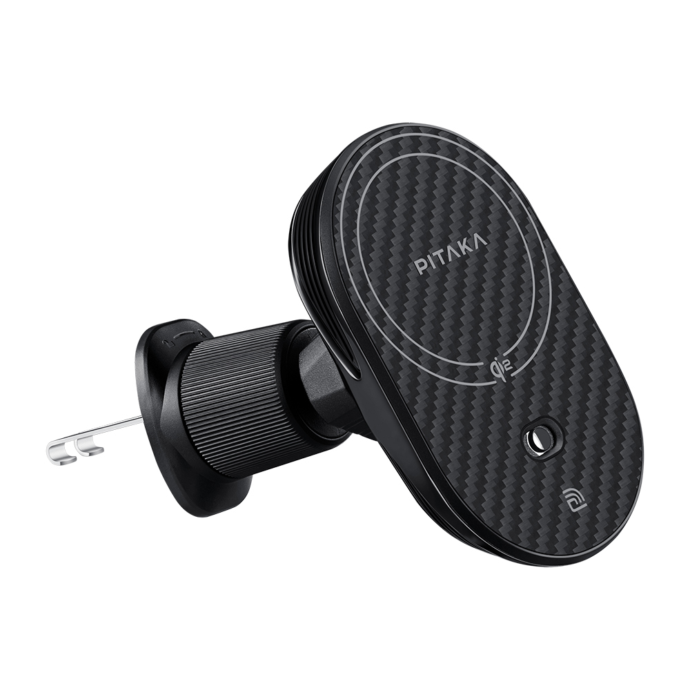 Pitaka MagEZ Pro 2 Magsafe Şarj Özellikli Qi2 Aramid Fiber Araç Telefon Tutucu - 3