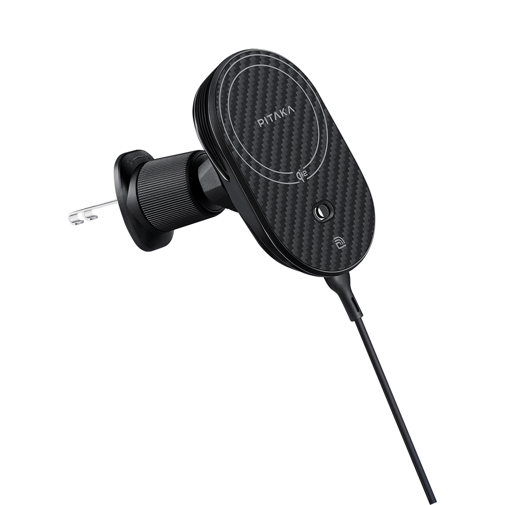 Pitaka MagEZ Pro 2 Magsafe Şarj Özellikli Qi2 Aramid Fiber Araç Telefon Tutucu - 5