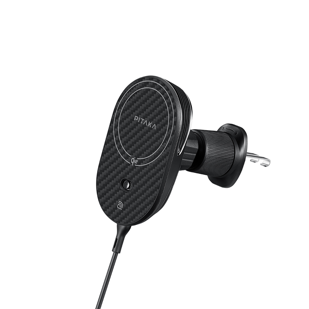 Pitaka MagEZ Pro 2 Magsafe Şarj Özellikli Qi2 Aramid Fiber Araç Telefon Tutucu - 6