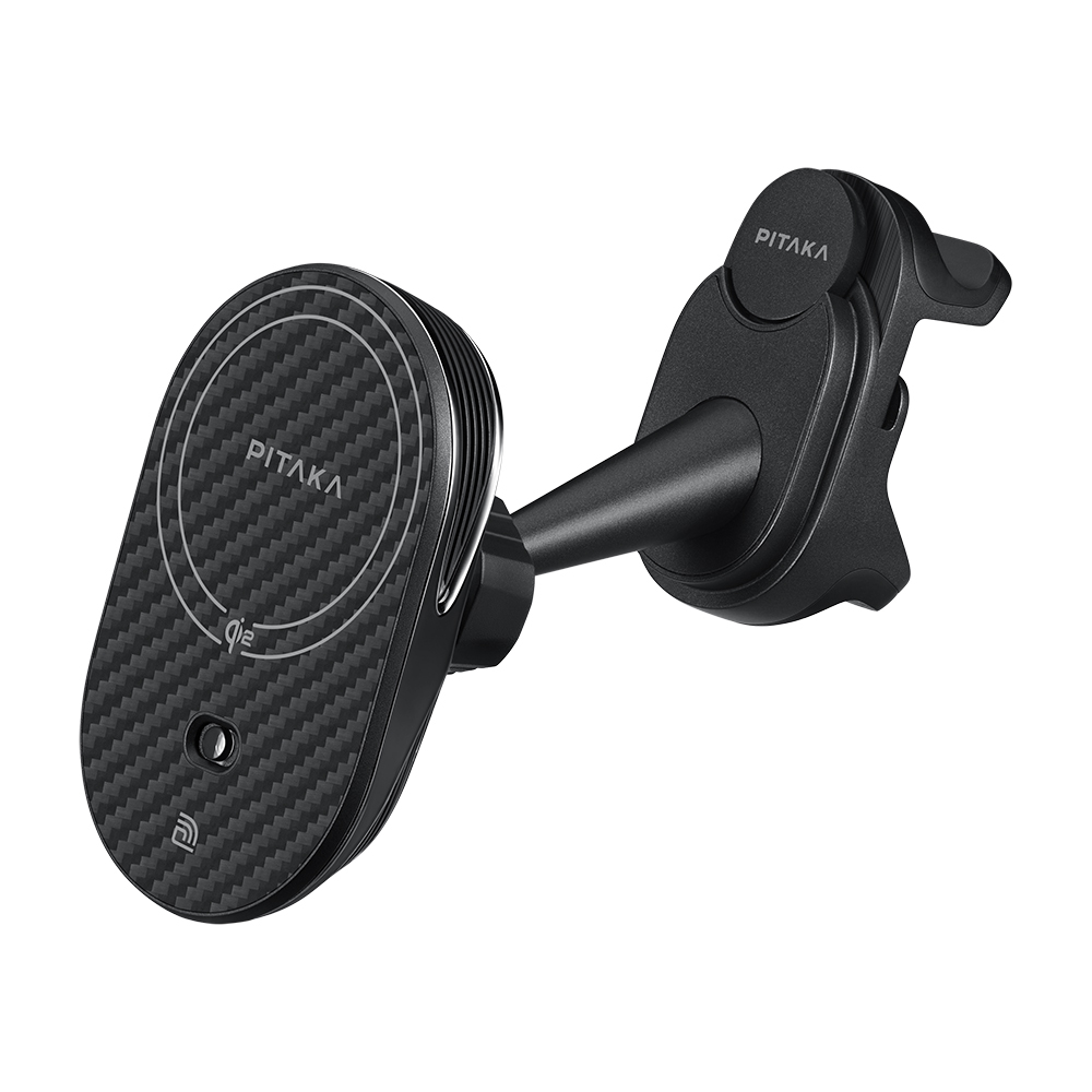 Pitaka MagEZ Pro 2 Magsafe Şarj Özellikli Qi2 Aramid Fiber Araç Telefon Tutucu - 8