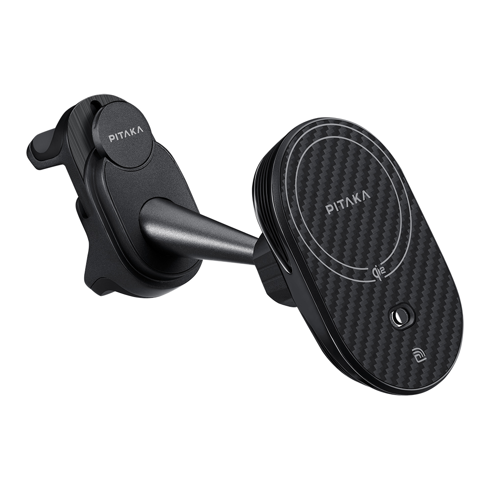 Pitaka MagEZ Pro 2 Magsafe Şarj Özellikli Qi2 Aramid Fiber Araç Telefon Tutucu - 9