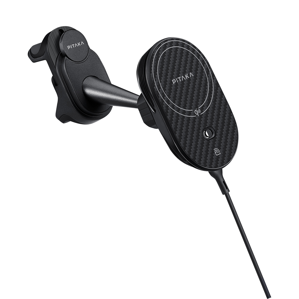Pitaka MagEZ Pro 2 Magsafe Şarj Özellikli Qi2 Aramid Fiber Araç Telefon Tutucu - 10