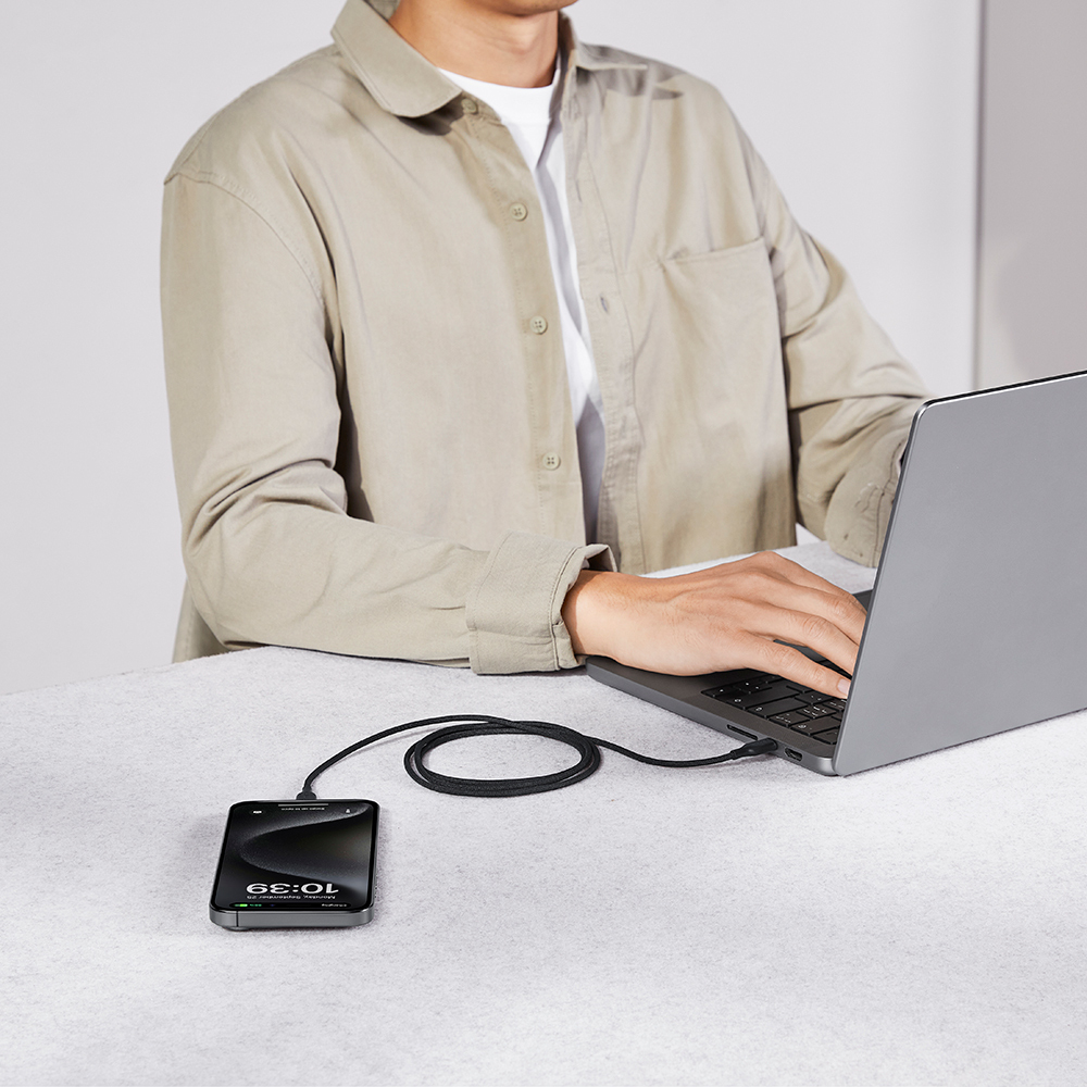 Pitaka Flex Braided Örgülü Tasarımlı Type-C to Type-C PD Data ve Şarj Kablosu 60W 1.2M - 11