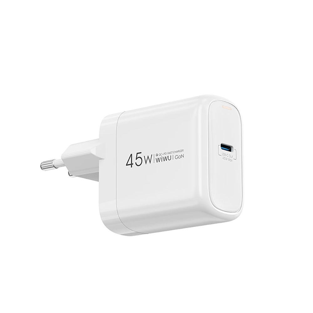 Wiwu Wi-U035 GaN Tech PD Hızlı Şarj Özellikli QC 3.0 Şarj Başlığı 45W - 2