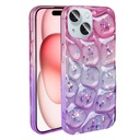 Apple iPhone 13 Uyumlu Kılıf Simli 3D Desenli Zore Hacar Kapak - 3