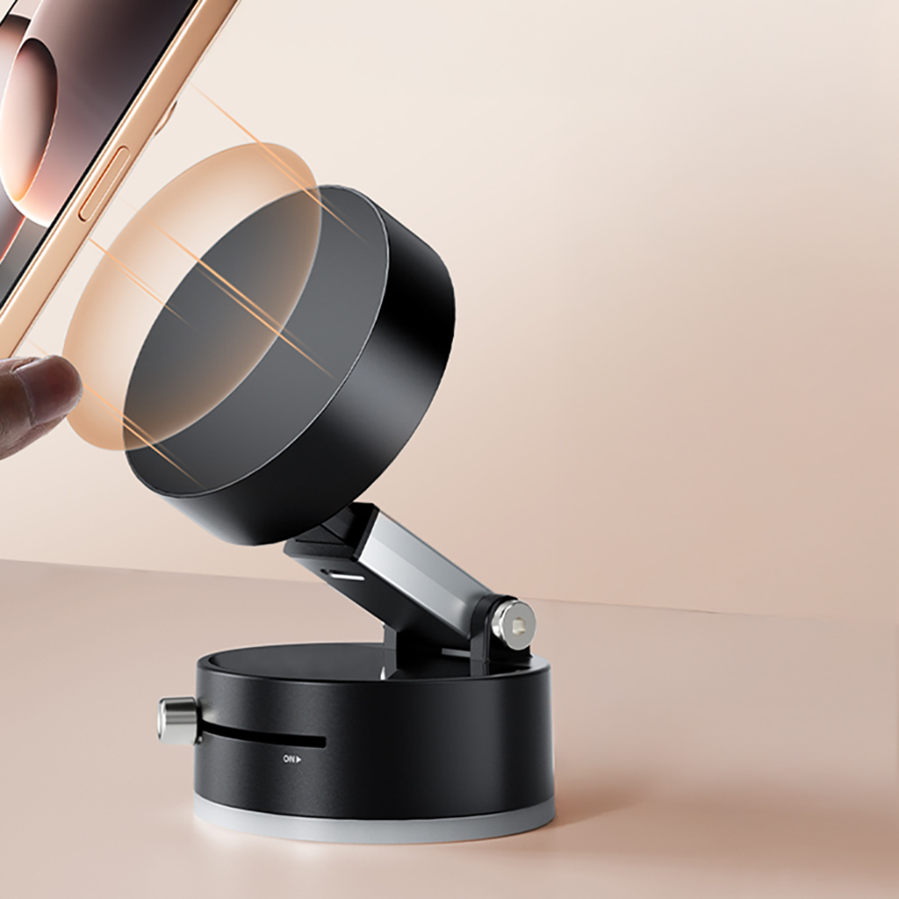 Zore A2 Vakum Özellikli 360 Derece Dönebilen Magnetik Telefon Tutucu - 3