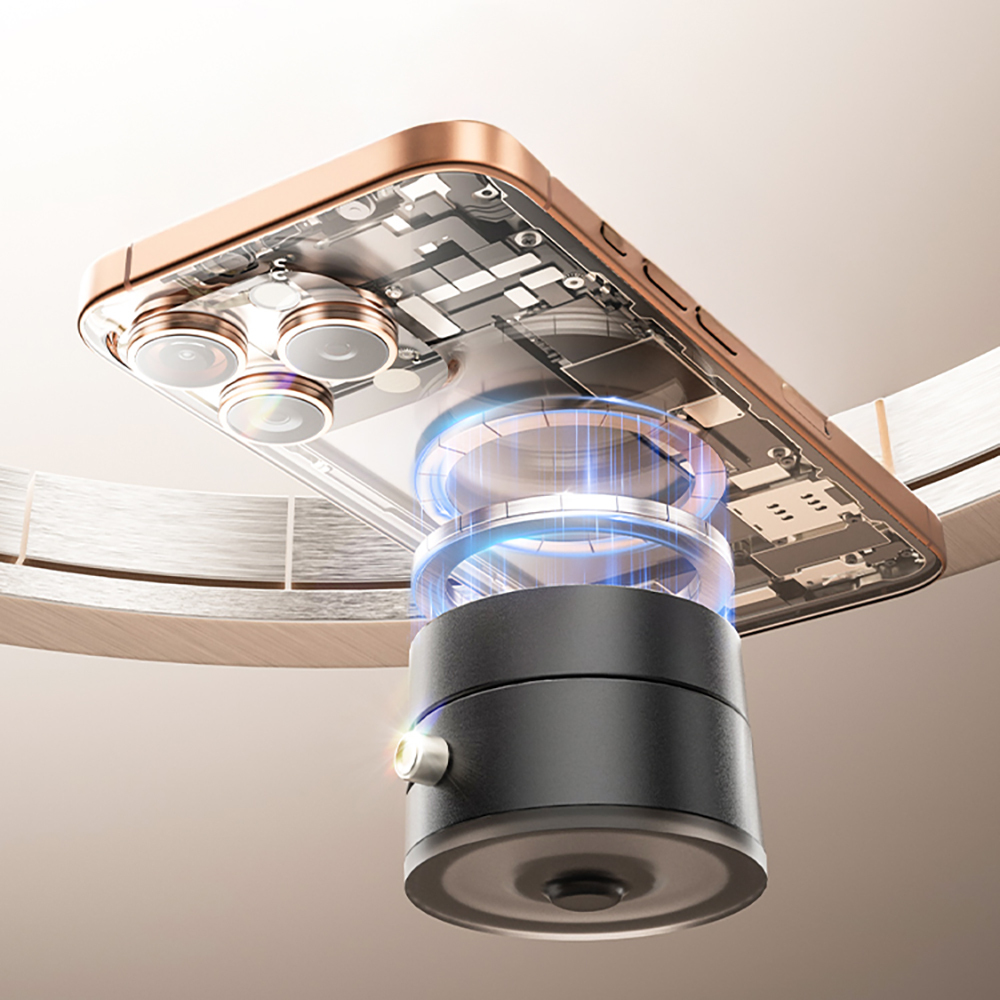 Zore A2 Vakum Özellikli 360 Derece Dönebilen Magnetik Telefon Tutucu - 6