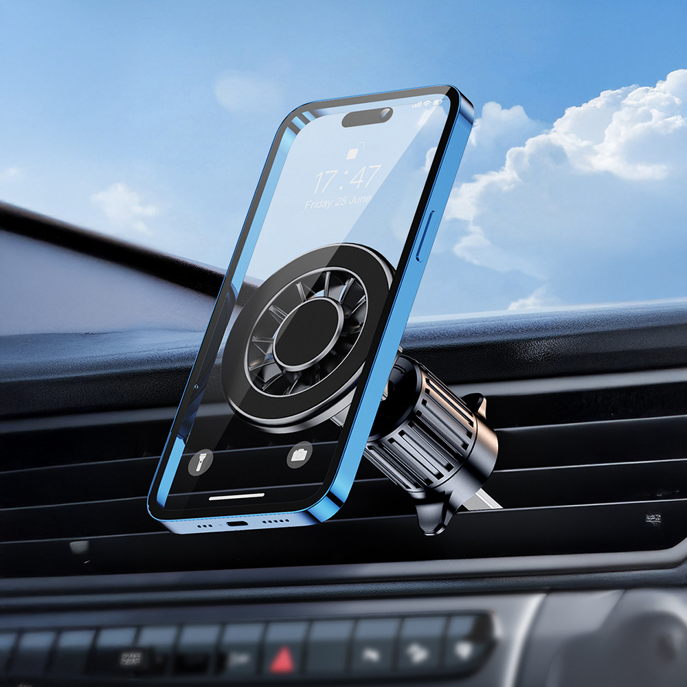 Zore YC-19 Magnetik 360 Derece Oynar Başlıklı Telefon Tutucu Havalandırma Tasarım - 7