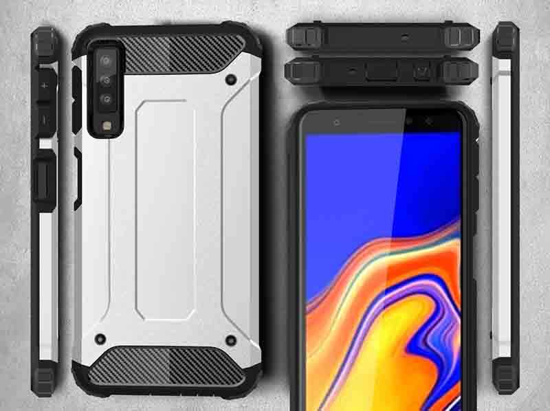 Samsung Galaxy A7 2018 Uyumlu Kılıf Zore Crash Silikon Kapak - 2