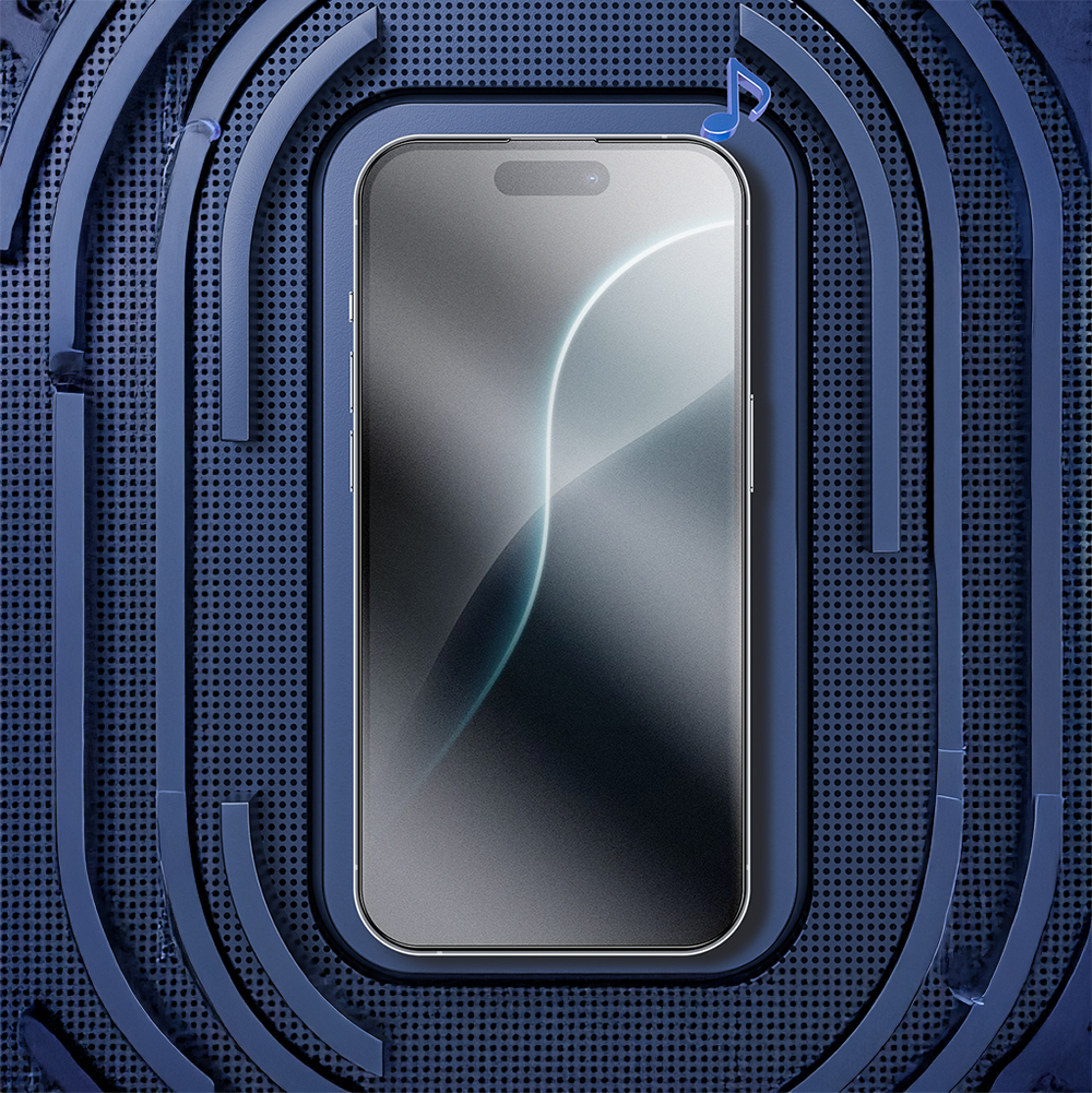 Apple iPhone 16 Pro Uyumlu Benks JoyTouch 0.3mm Mat Oyun Ekran Koruyucu + Kolay Uygulama Aparatı - 13