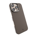 Apple iPhone 16 Pro Max Uyumlu Kılıf Wiwu DCC-208 Magsafe Şarj Özellikli Kamera Standlı Aramid Fiber Tasarım Kevlar Kapak - 13