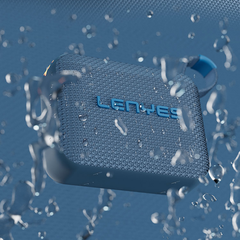 Lenyes S216 Su Geçirmez Özellikli RGB Işıklı Askılı Mini Bluetooth Speaker Hoparlör v5.3 - 2