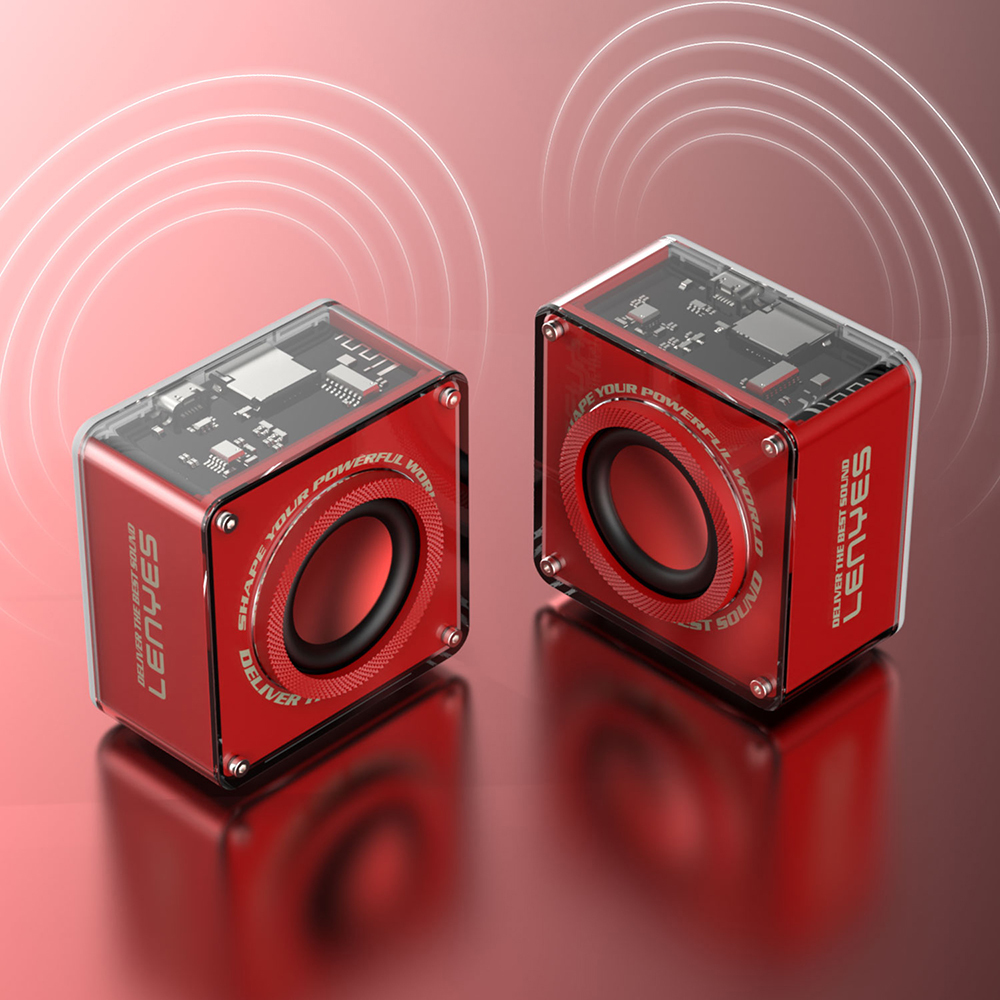 Lenyes S222 Mini TWS Kablosuz Bluetooth Hoparlör v5.3 5W - 5