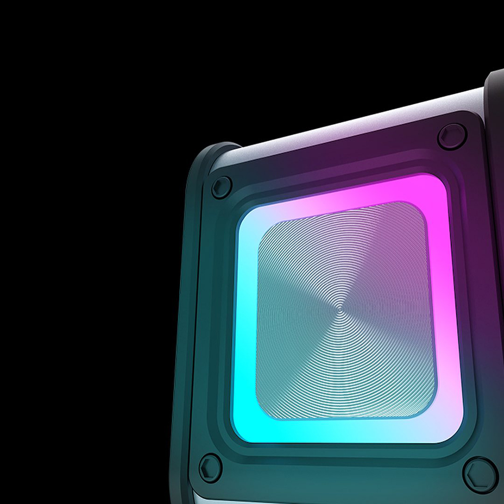 Lenyes S856 RGB Işıklı Mikrofonlu Bluetooth Speaker Hoparlör v5.0 - 3