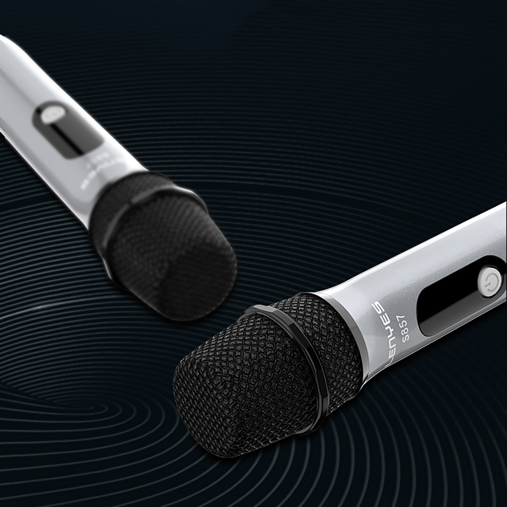 Lenyes S857 RGB Işıklı Çift Mikrofonlu Taşınabilir TWS Bluetooth Speaker Hoparlör v5.3 - 2