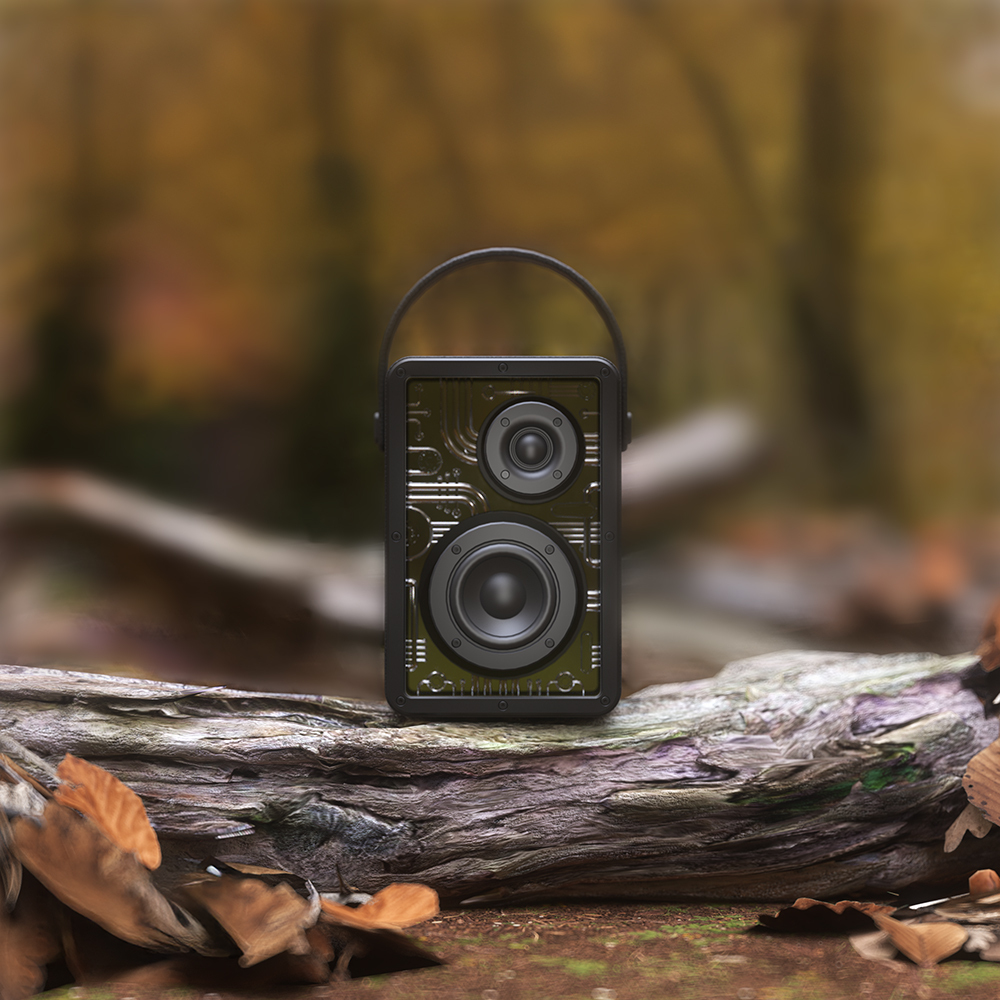 Lenyes S860 RGB Işıklı Taşınabilir Bluetooth Speaker Hoparlör v5.3 - 1