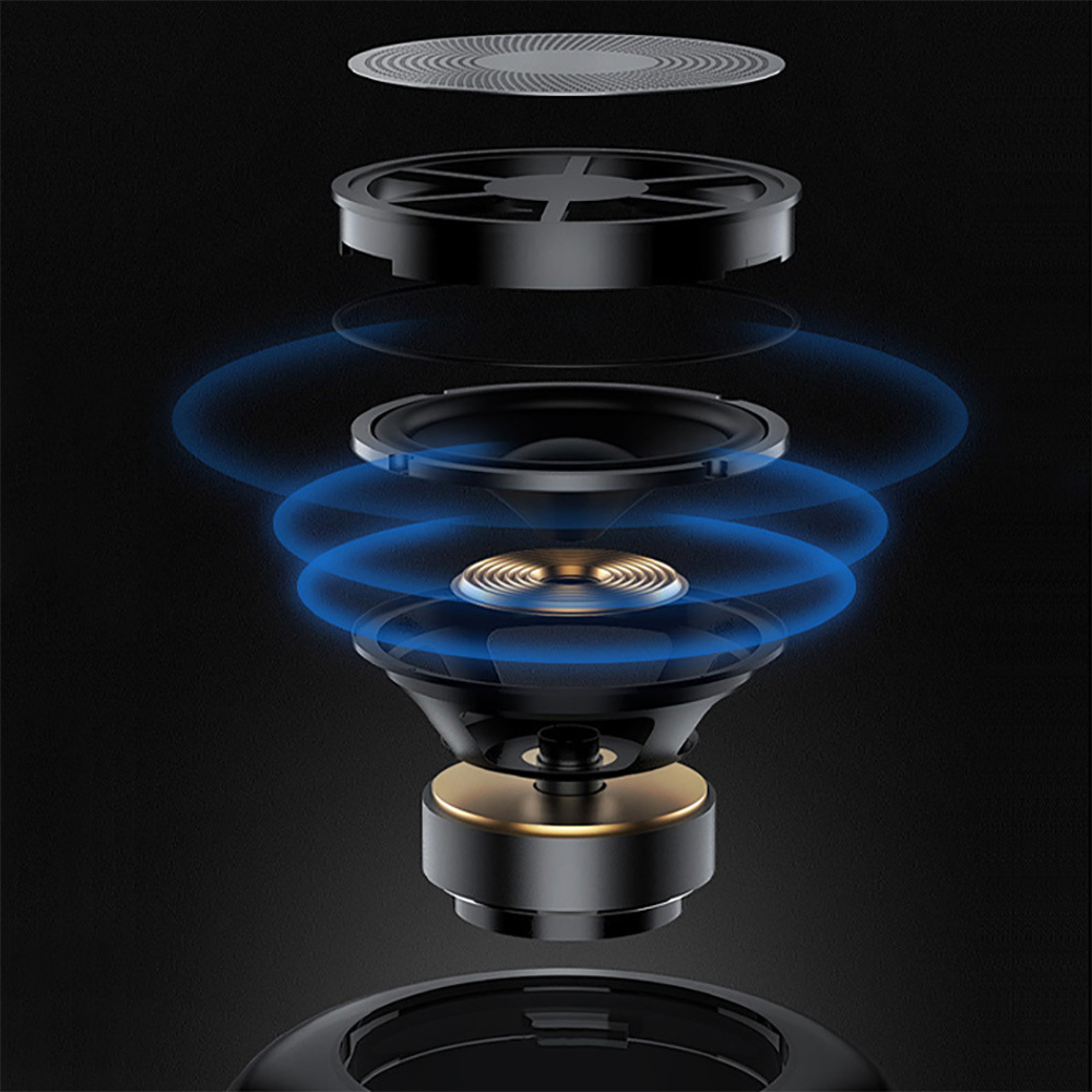 Lenyes S865 Luminous Serisi Su Geçirmez Çoklu Giriş RGB Işıklı TWS Bluetooth Hoparlör v5.3 40W - 7