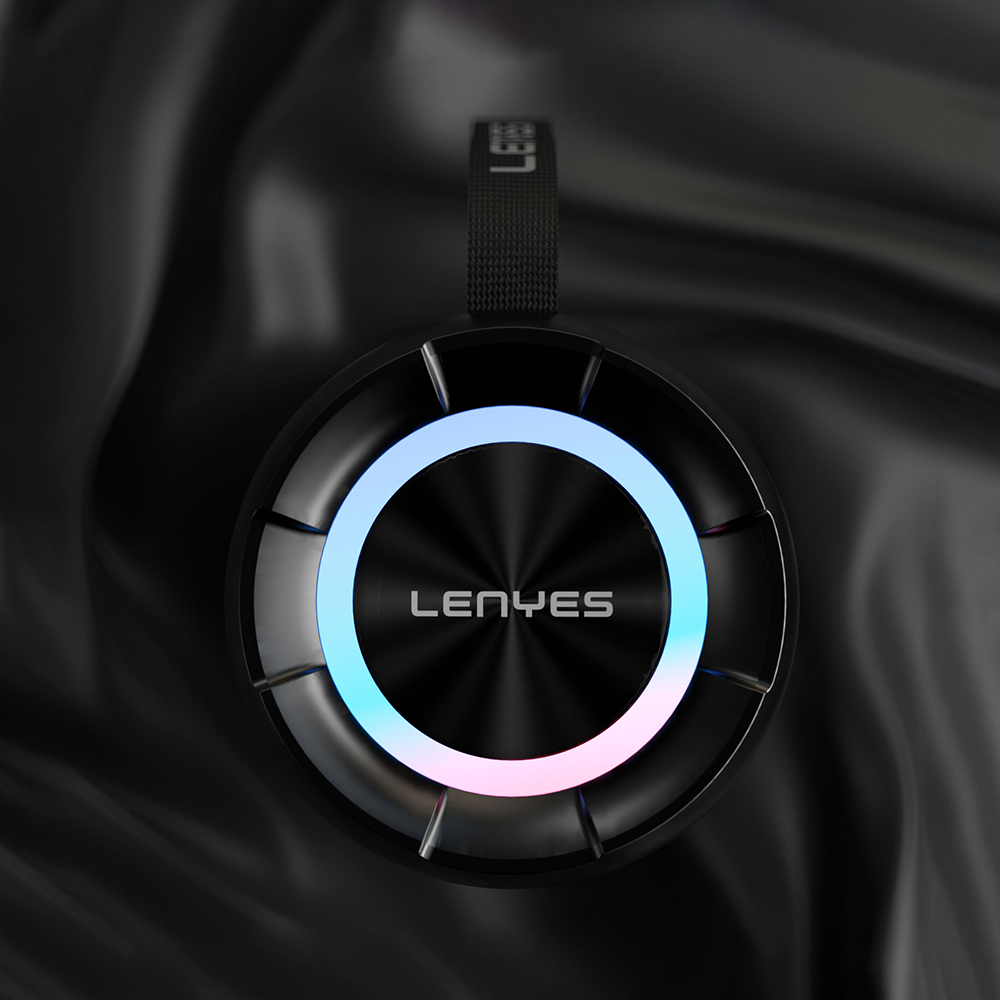 Lenyes S871 RGB Işıklı Taşınabilir Su Geçirmez TWS Bluetooth Hoparlör - 1