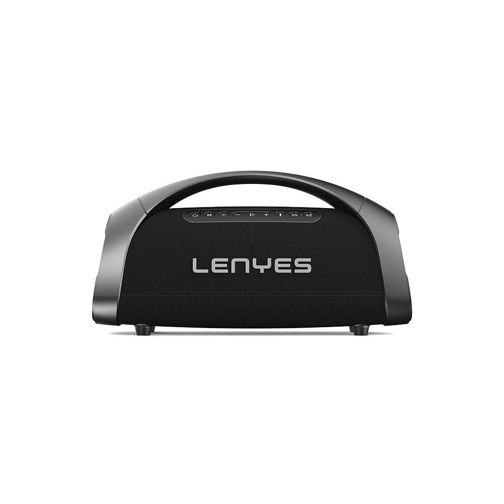 Lenyes S873 RGB Işıklı Taşınabilir Kumandalı&Mikrofonlu TWS Bluetooth Speaker Hoparlör v5.3 - 1