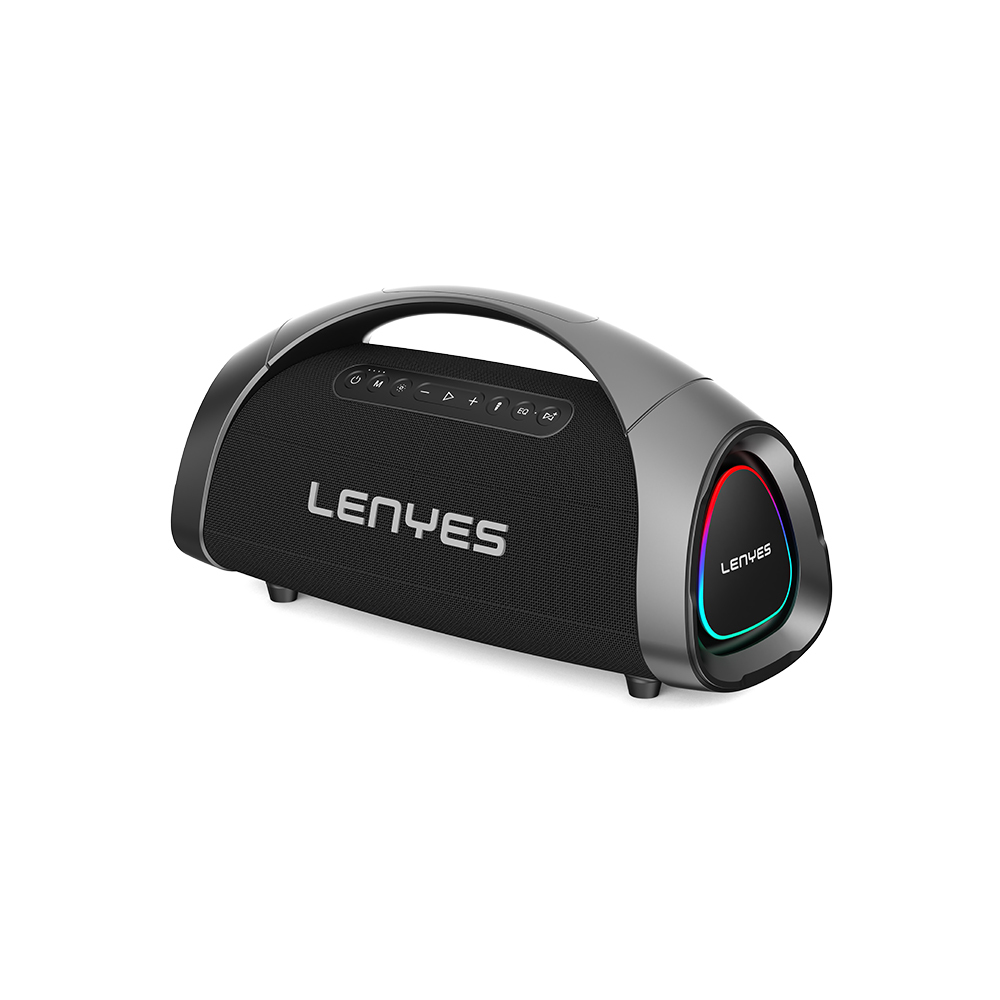 Lenyes S873 RGB Işıklı Taşınabilir Kumandalı&Mikrofonlu TWS Bluetooth Speaker Hoparlör v5.3 - 6