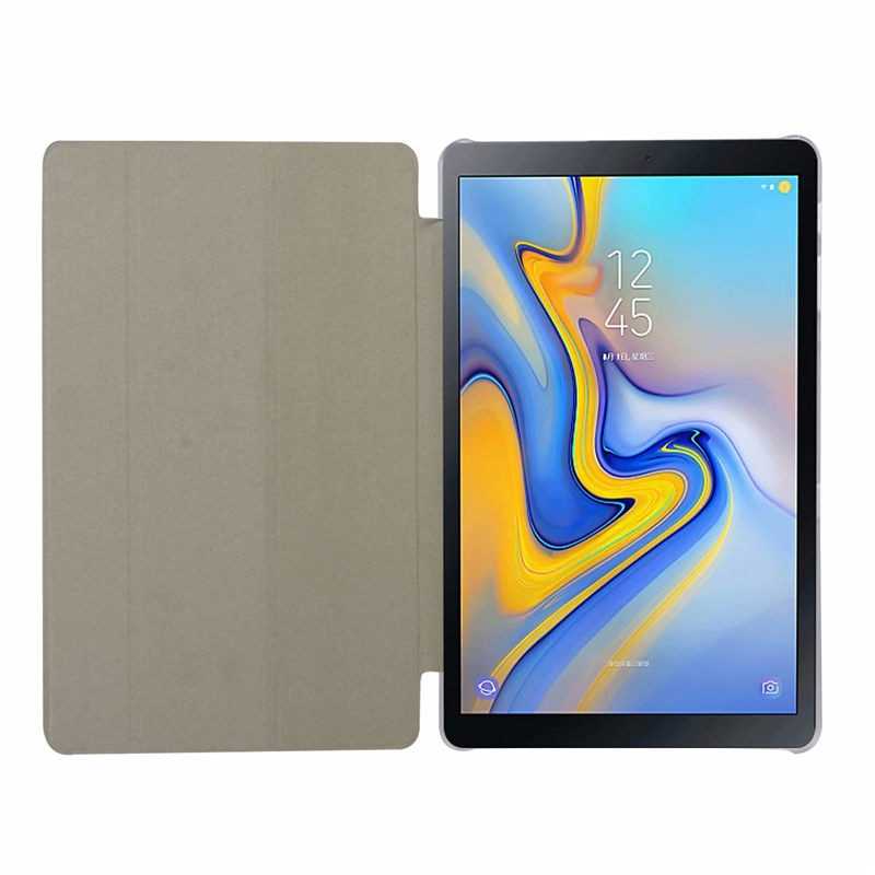 Samsung Galaxy Tab A T590 Uyumlu Zore Smart Cover Standlı 1-1 Kılıf - 1
