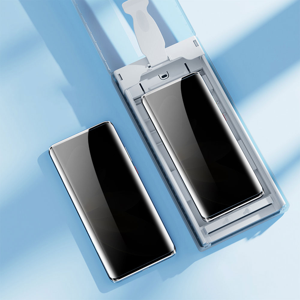 Samsung Galaxy S25 Ultra Uyumlu Zore Kolay Uygulama Aparatlı Privacy Easy Body Hayalet Ekran Koruyucu - 8