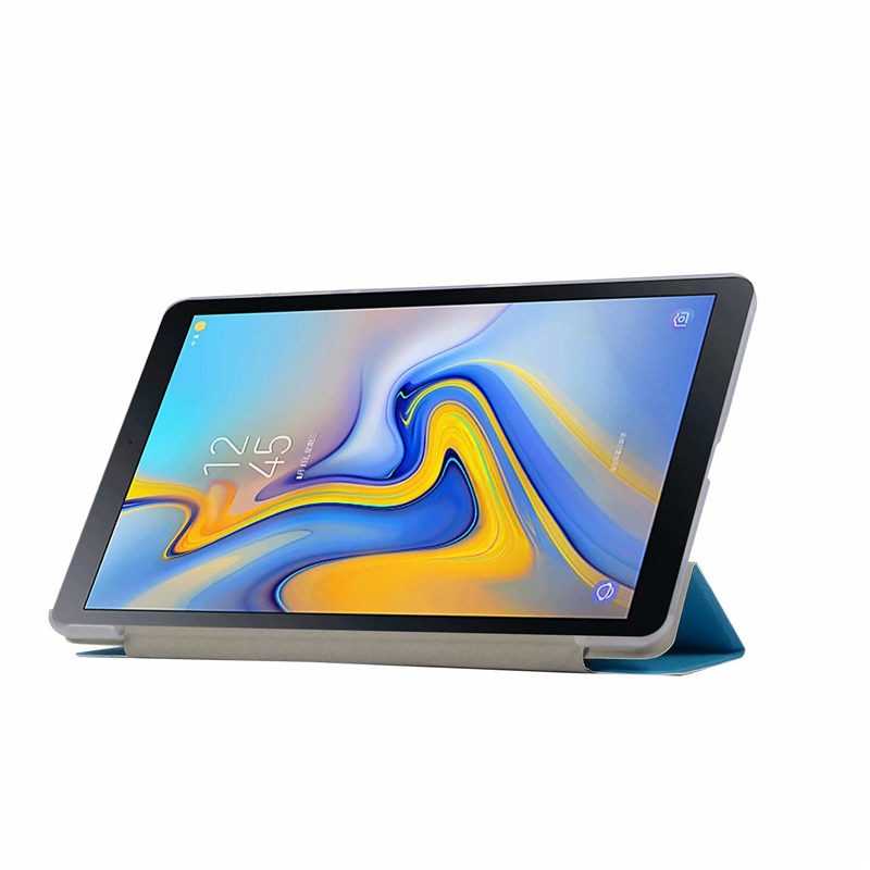 Samsung Galaxy Tab A T590 Uyumlu Zore Smart Cover Standlı 1-1 Kılıf - 5