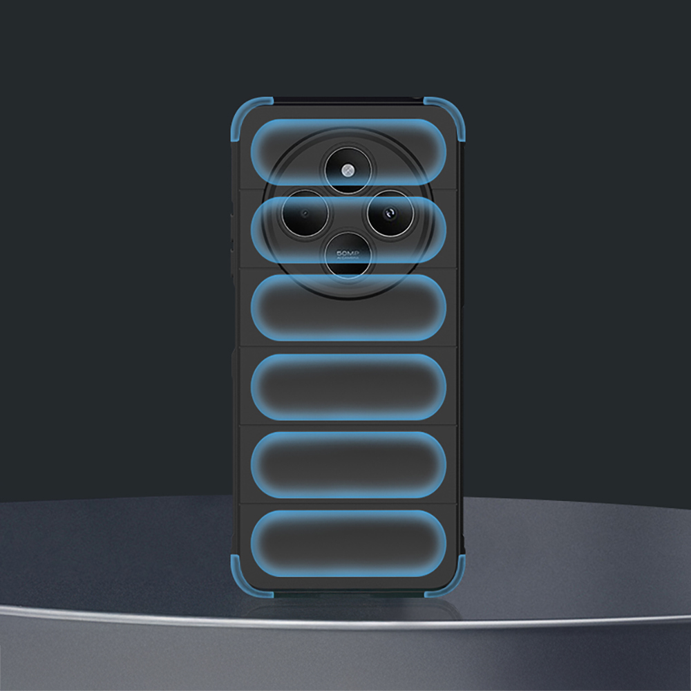 Xiaomi Redmi 14C 4G Uyumlu Kılıf Esnek TPU Oyuklu Arka Yüzey Tasarımlı Zore Etnik Silikon Kapak - 3