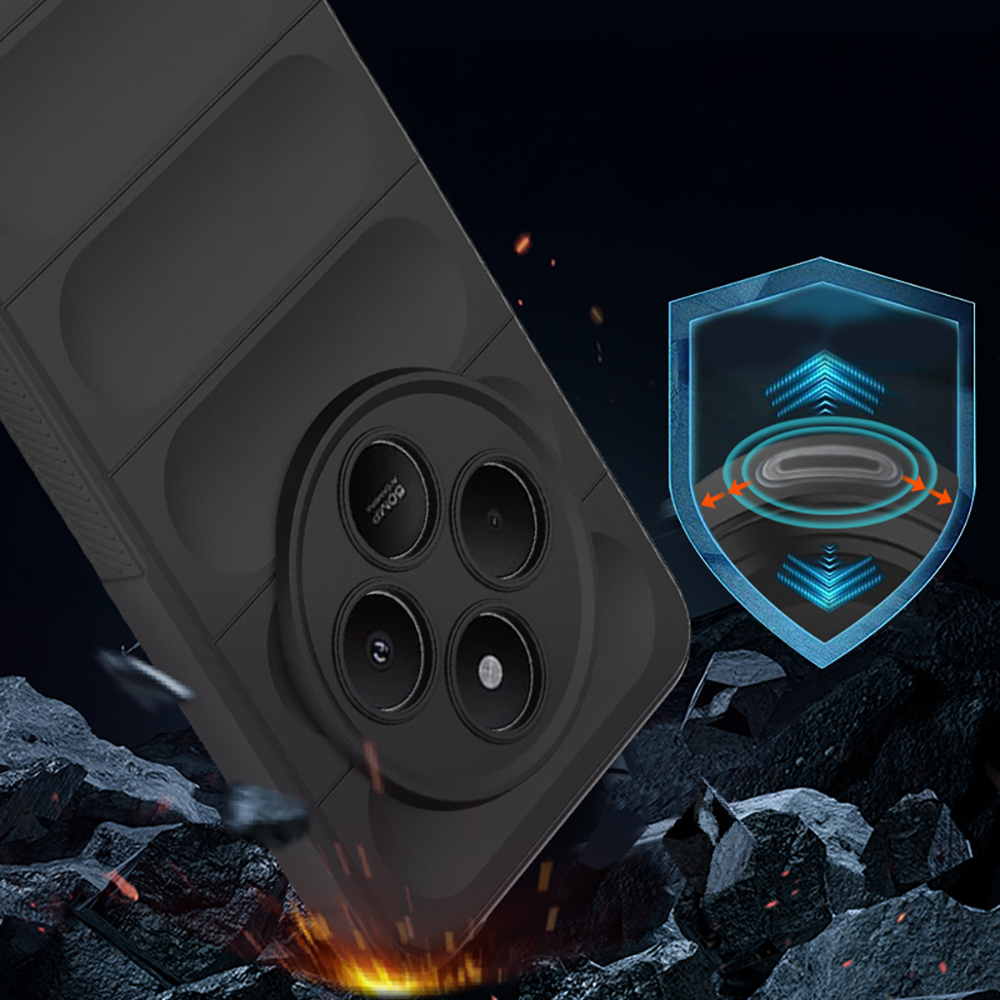 Xiaomi Redmi 14C 4G Uyumlu Kılıf Esnek TPU Oyuklu Arka Yüzey Tasarımlı Zore Etnik Silikon Kapak - 6