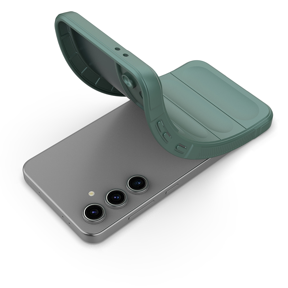 Samsung Galaxy S24 FE Uyumlu Kılıf Esnek TPU Oyuklu Arka Yüzey Tasarımlı Zore Etnik Silikon Kapak - 3