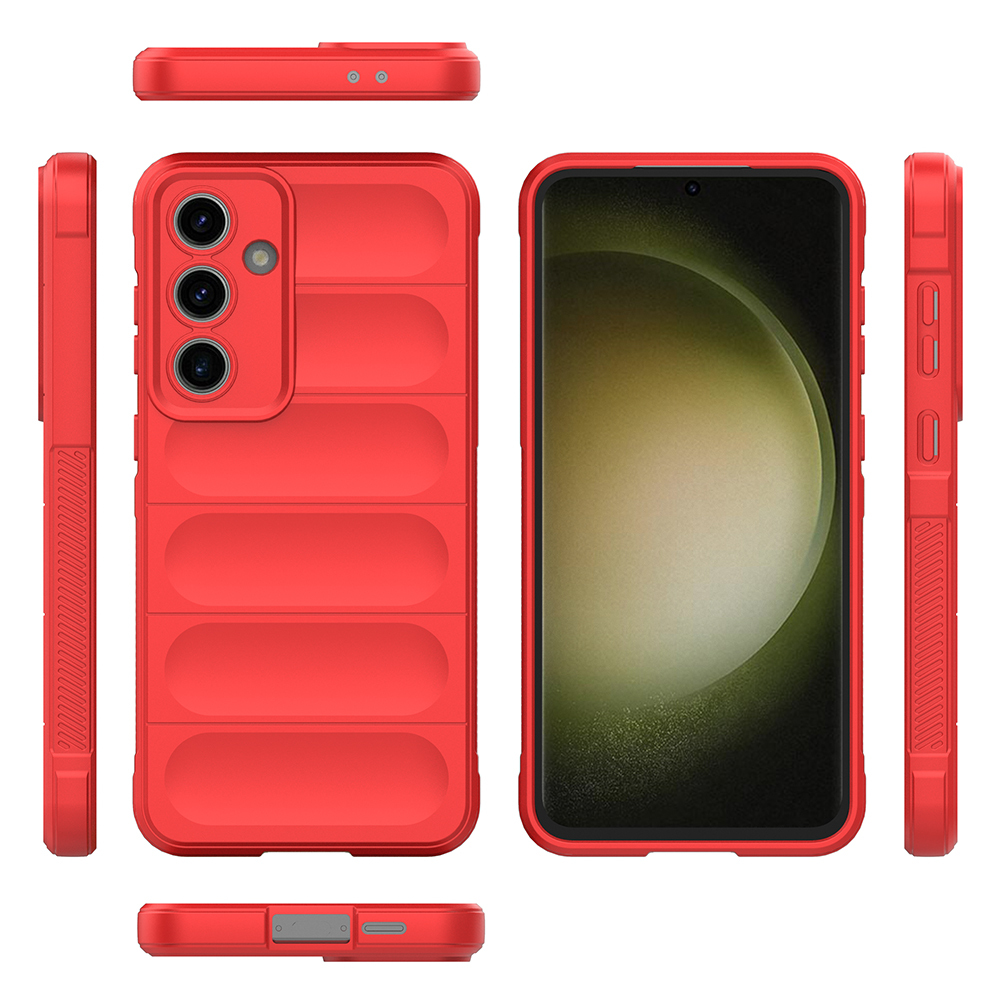 Samsung Galaxy S24 FE Uyumlu Kılıf Esnek TPU Oyuklu Arka Yüzey Tasarımlı Zore Etnik Silikon Kapak - 7