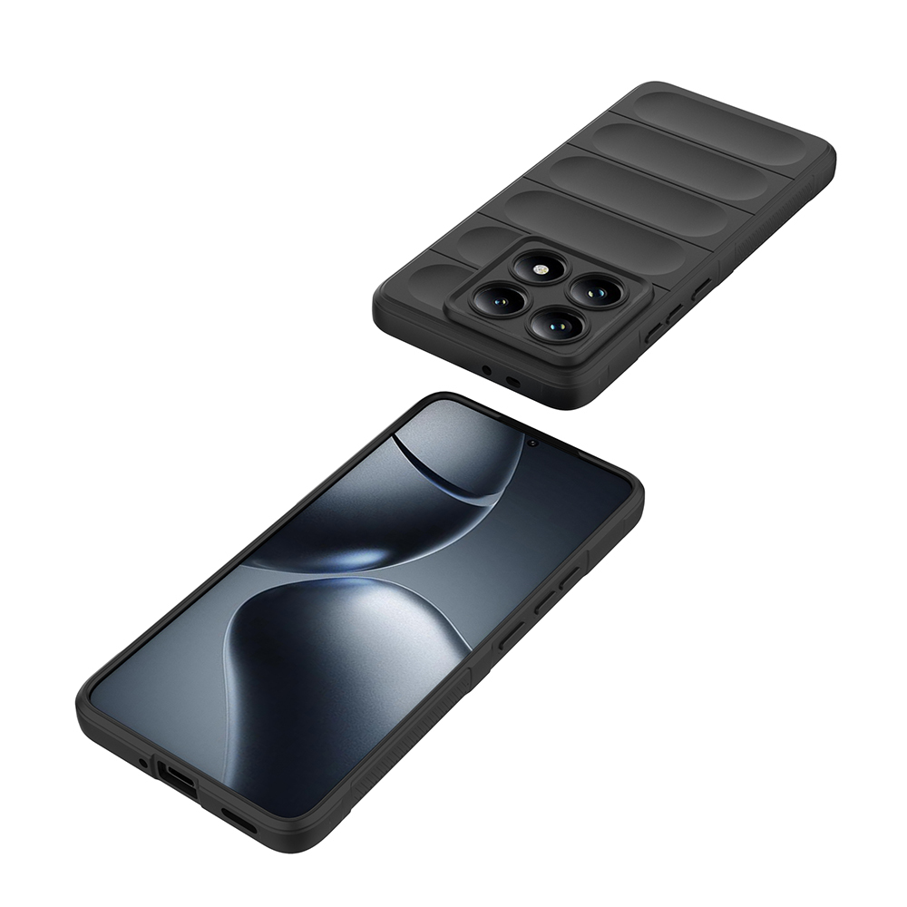 Xiaomi 14T Pro Uyumlu Kılıf Esnek TPU Oyuklu Arka Yüzey Tasarımlı Zore Etnik Silikon Kapak - 12