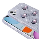 Apple iPhone 11 Uyumlu Kılıf Airbagli Simli Arka Yüzey Zore Işıltı Silikon Kapak - 3