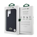 Samsung Galaxy S25 Ultra Uyumlu Kılıf Lacoste Orjinal Lisanslı PU Pike Desenli Arka Yüzey İkonik Timsah Dokuma Logolu Kapak - 21