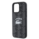 Apple iPhone 15 Pro Max Uyumlu Kılıf Lacoste Orjinal Lisanslı Magsafe Şarj Özellikli Mono Vintage Logo Kapak - 2