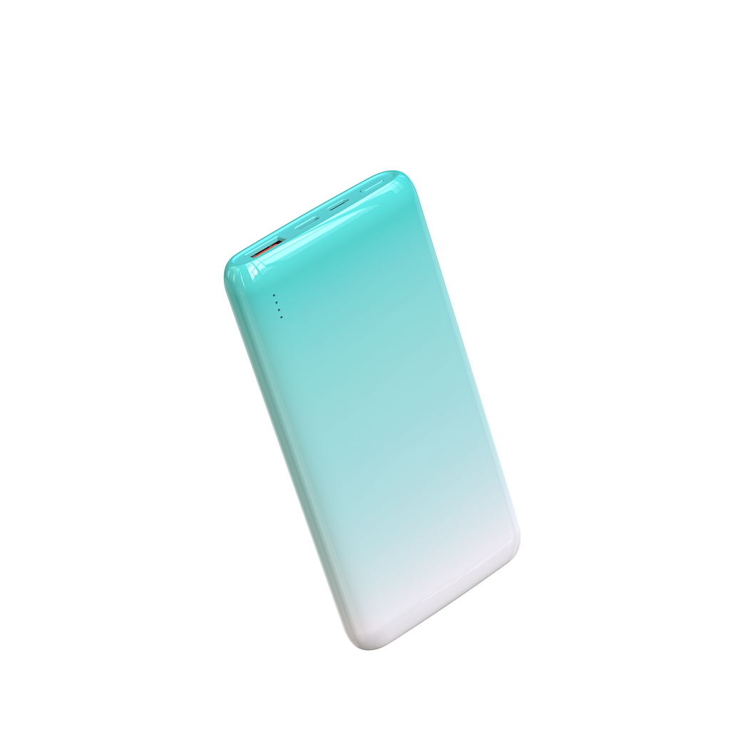Wiwu Wi-P008 Rainbow LED Işıklı Göstergeli Renkli Taşınabilir Powerbank PD 22.5W 10000mAh - 5