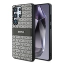 Samsung Galaxy S25 Ultra Uyumlu Kılıf DKNY Orjinal Lisanslı Kartlıklı 3D Yazılı Repeat Texture Pattern Kapak - 1