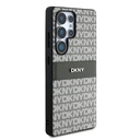 Samsung Galaxy S25 Ultra Uyumlu Kılıf DKNY Orjinal Lisanslı Kartlıklı 3D Yazılı Repeat Texture Pattern Kapak - 3