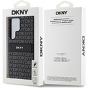 Samsung Galaxy S25 Ultra Uyumlu Kılıf DKNY Orjinal Lisanslı Kartlıklı 3D Yazılı Repeat Texture Pattern Kapak