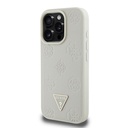 Apple iPhone 15 Pro Max Uyumlu Kılıf Guess Orjinal Lisanslı Magsafe Şarj Özellikli Sıcak Baskılı Üçgen Logolu PU Deri Peony Kapak - 1