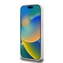 Apple iPhone 15 Pro Max Uyumlu Kılıf Guess Orjinal Lisanslı Magsafe Şarj Özellikli Sıcak Baskılı Üçgen Logolu PU Deri Peony Kapak - 3