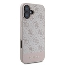 Apple iPhone 16 Uyumlu Kılıf Guess Orjinal Lisanslı PU Deri Şerit Logo Dizaynlı Kapak - 10