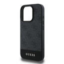 Apple iPhone 16 Pro Max Uyumlu Kılıf Guess Orjinal Lisanslı PU Deri Şerit Logo Dizaynlı Kapak - 3
