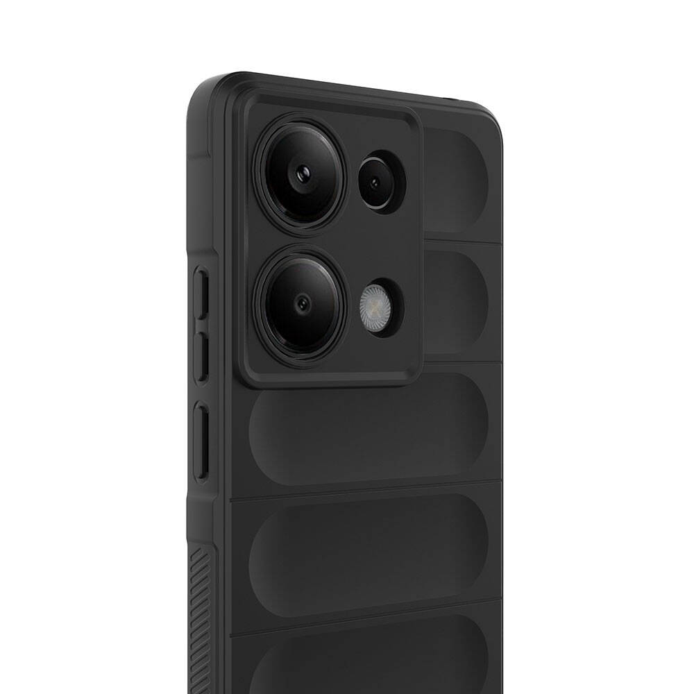 Redmi Note 13 Pro 4G Kılıf Esnek TPU Oyuklu Arka Yüzey Tasarımlı Zore Etnik Silikon Kapak - 5
