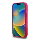 Apple iPhone 15 Pro Max Uyumlu Kılıf Guess Orjinal Lisanslı Magsafe Şarj Özellikli Taneli Çiçek Tasarımlı Metal Yazı Logolu Kapak - 11