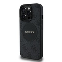 Apple iPhone 14 Pro Max Uyumlu Kılıf Guess Orjinal Lisanslı Magsafe Şarj Özellikli Yazı Logolu Circle Classic Kapak - 2