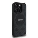 Apple iPhone 14 Pro Max Uyumlu Kılıf Guess Orjinal Lisanslı Magsafe Şarj Özellikli Yazı Logolu Circle Classic Kapak - 3