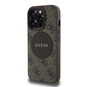 Apple iPhone 14 Pro Max Uyumlu Kılıf Guess Orjinal Lisanslı Magsafe Şarj Özellikli Yazı Logolu Circle Classic Kapak - 9